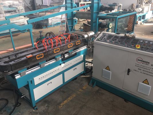 Γραμμή εξώθησης κυματοειδούς σωλήνα PE PPR PVC για τον αγωγό αερίου παροχής νερού
