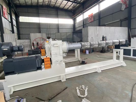 HDPE διπλοτειχισμένη ζαρωμένη μηχανή εξωθητών σωλήνων γραμμών παραγωγής σωλήνων