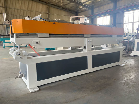 HDPE PP υψηλής ταχύτητας ενιαία ζαρωμένη τοίχος γραμμή εξώθησης σωλήνων PVC