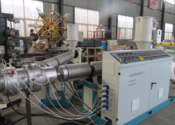 PVC 450mm ενιαία ζαρωμένη τοίχος γραμμή εξώθησης σωλήνων