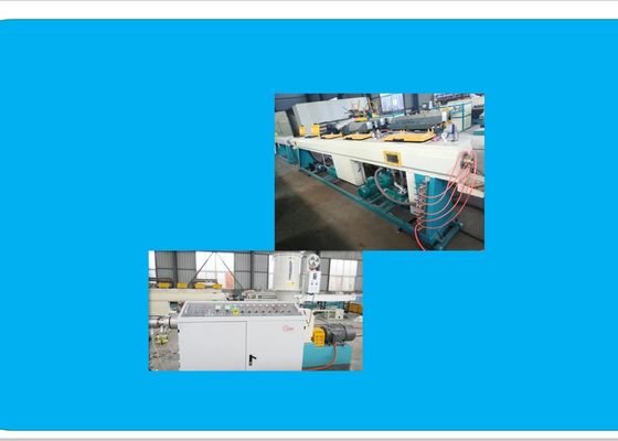 50kg/H 51mm εύκαμπτη γραμμή εξώθησης μηχανών σωλήνων PE χωρίς σκόνη