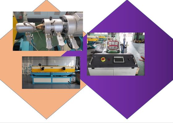 Ενιαίο HDPE 550mm τοίχων ζαρωμένη πλαστικό μηχανή σωλήνων
