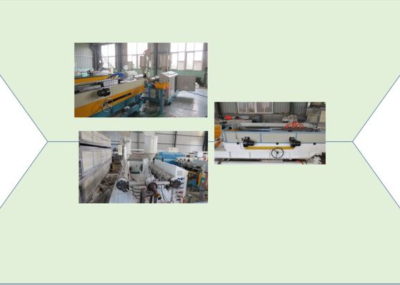 HDPE 17mm γραμμή εξώθησης καλωδίων PVC γραμμών εξώθησης σωλήνων