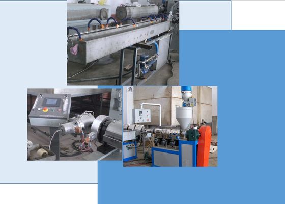 HDPE PP χαλύβδινων συρμάτων ενισχυμένη μανικών εξωθητών μηχανή σωλήνων μηχανών εύκαμπτη