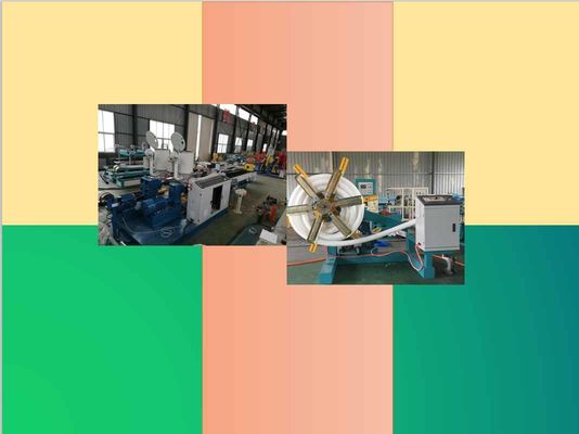 Διπλή γραμμή εξώθησης σωλήνων PVC βιδών 30kg/H 110mm