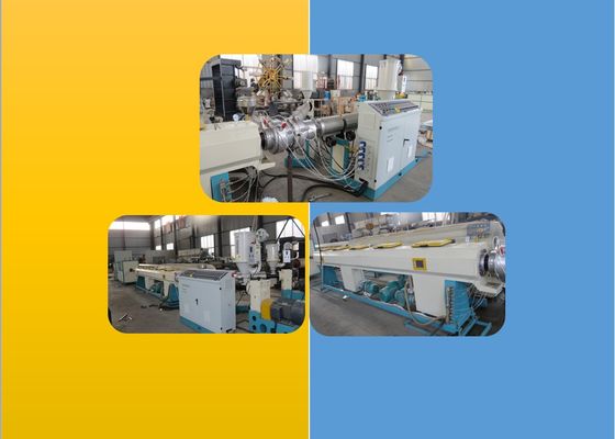 CE SS διπλή μηχανή σωλήνων βιδών PPR ζαρωμένη HDPE
