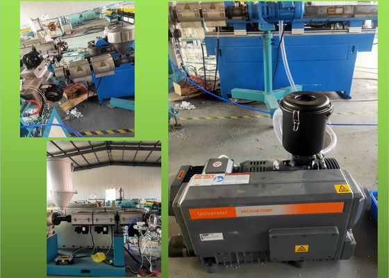 2-3.5m/Min διπλοτειχισμένη ζαρωμένη γραμμή παραγωγής σωλήνων PVC 250-300 Kg/H