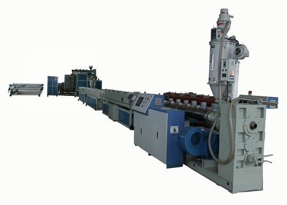 HDPE 3m κοίλος τοίχος που τυλίγει την πλαστική μηχανή σωλήνων PE γραμμών παραγωγής σωλήνων