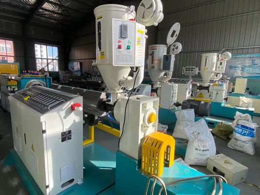 PE γραμμών PP εξώθησης σωλήνων πλυντηρίων 50110mm ενιαίο ζαρωμένο τοίχος