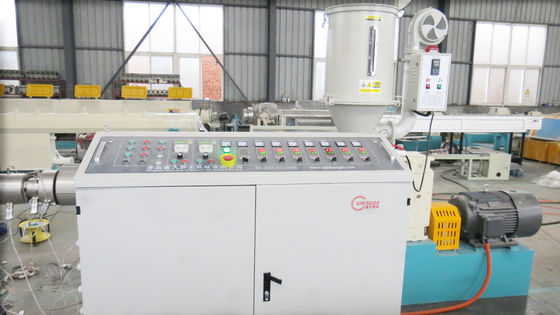 Διπλή βίδα 200kg/h μηχανών εξωθητών σωλήνων PVC παροχής νερού πλαστική UPVC