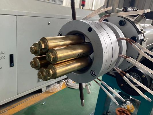 Siemens πολυ τρυπών γραμμή παραγωγής σωλήνων εξώθησης πλαστική για το PE/το PVC