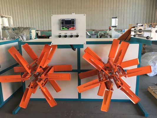 Ενιαίος τοίχος 417mm ζαρωμένη PVC έγκριση CE μηχανών σωλήνων
