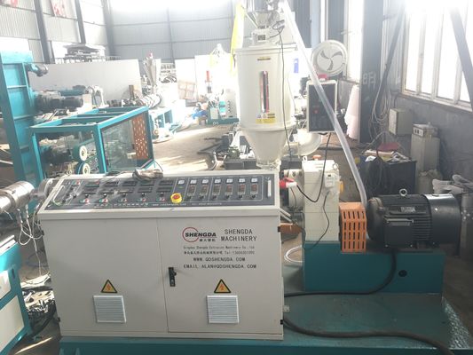 Γραμμή εξώθησης κυματοειδούς σωλήνα PE PPR PVC για τον αγωγό αερίου παροχής νερού