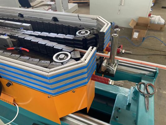 PP PE ενιαία βίδα μηχανών εξωθητών σωλήνων PVC PA ενιαία ζαρωμένη τοίχος