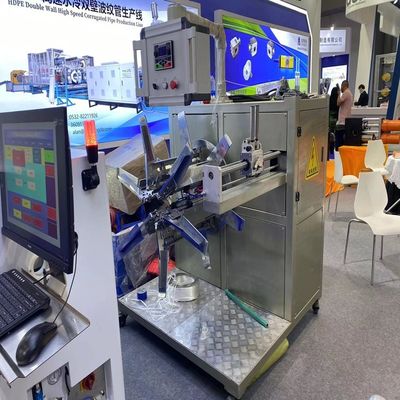 Πλαστικός ενιαίος διπλοτειχισμένος ζαρωμένος σωλήνας PE PPR PVC που κάνει τη υψηλή ταχύτητα μηχανών