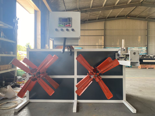 HDPE PP υψηλής ταχύτητας ενιαία ζαρωμένη τοίχος γραμμή εξώθησης σωλήνων PVC