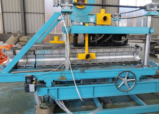 HDPE διπλοτειχισμένη ζαρωμένη μηχανή σωλήνων