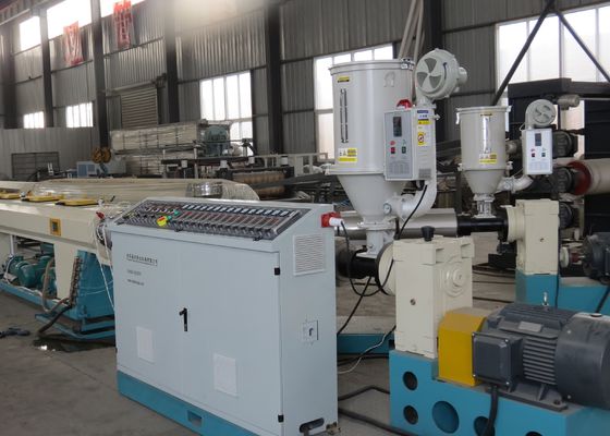 PVC 450mm ενιαία ζαρωμένη τοίχος γραμμή εξώθησης σωλήνων