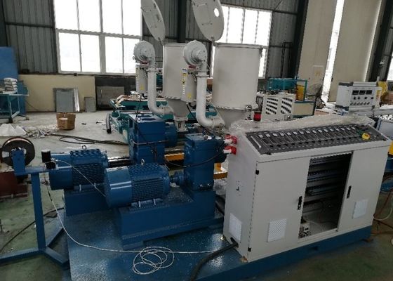 100kgh 63mm ενιαία ζαρωμένη τοίχος γραμμή εξώθησης σωλήνων