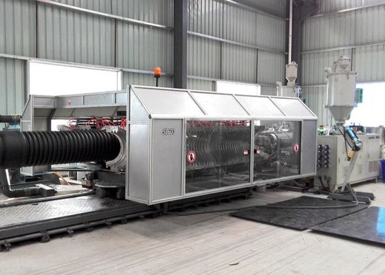 γραμμή εξώθησης σωλήνων 800mm διπλοτειχισμένη ζαρωμένη