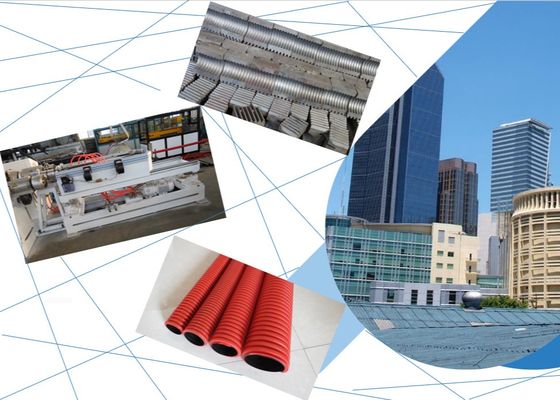 HDPE PE μηχανή εξώθησης σωλήνων