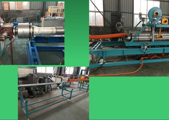 50-100kg/H εύκαμπτη σωλήνων PE μηχανών μηχανή μανικών χαλύβδινων συρμάτων ενισχυμένη