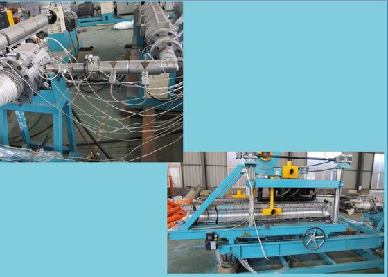 Συναρμολόγηση 120mm εύκαμπτη μάνικα που κατασκευάζει τη μηχανή
