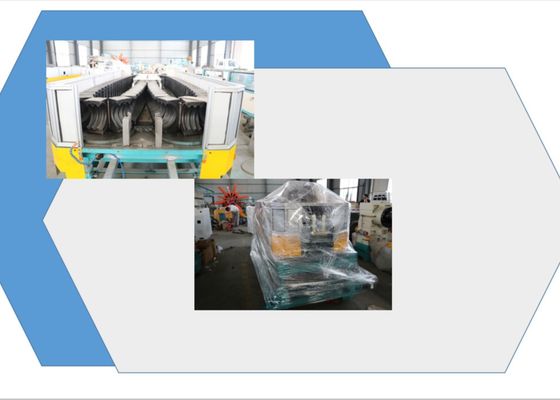HDPE 650mm PE ενιαία ζαρωμένη τοίχος μηχανή σωλήνων