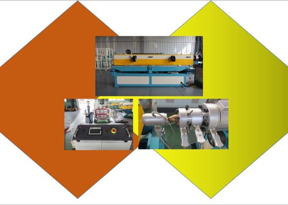 Ενιαίο HDPE 550mm τοίχων ζαρωμένη πλαστικό μηχανή σωλήνων