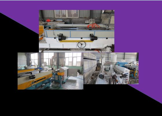 Ζαρωμένα πλαστικά μηχανήματα σωλήνων PE 150kgh