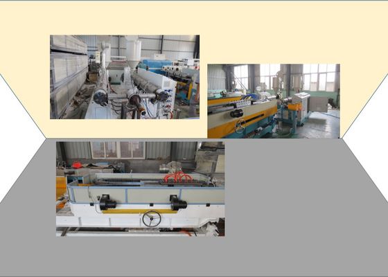 Δύο κοιλότητες UPVC 56mm πλαστική γραμμή εξώθησης σωλήνων