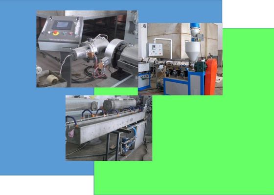HDPE PP χαλύβδινων συρμάτων ενισχυμένη μανικών εξωθητών μηχανή σωλήνων μηχανών εύκαμπτη