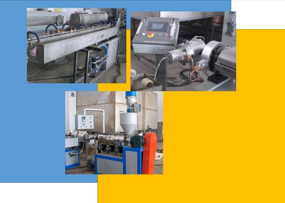 PVC σπειροειδής μηχανή σωλήνων χαλύβδινων συρμάτων 650kgh εύκαμπτη