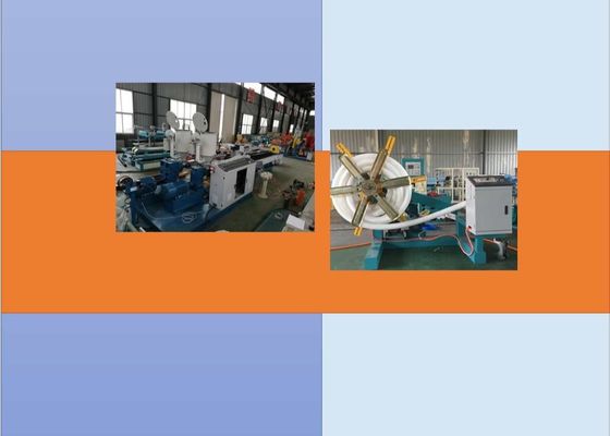 Διπλοτειχισμένη ζαρωμένη μηχανή σωλήνων PVC PE αναστροφέων ABB