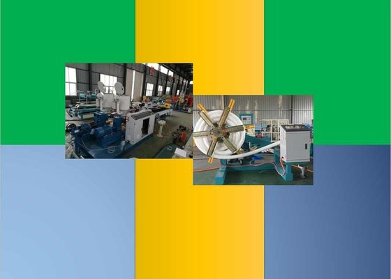 Άκαμπτη μάνικα 160mm αναρρόφησης σωλήνας PVC 30kg/h που κατασκευάζει τη μηχανή
