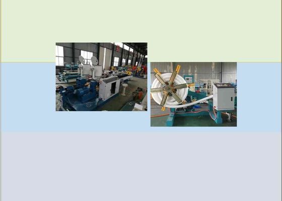 Διπλή γραμμή εξώθησης σωλήνων PVC βιδών 30kg/H 110mm