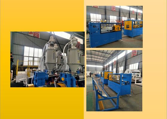CE SS διπλή μηχανή σωλήνων βιδών PPR ζαρωμένη HDPE