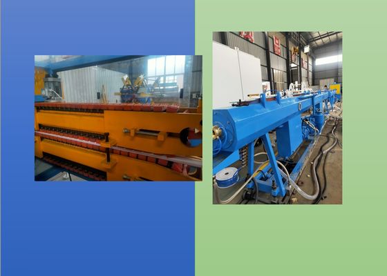 Διπλή βιδών γραμμή παραγωγής σωλήνων PLC 50kg/H πλαστική