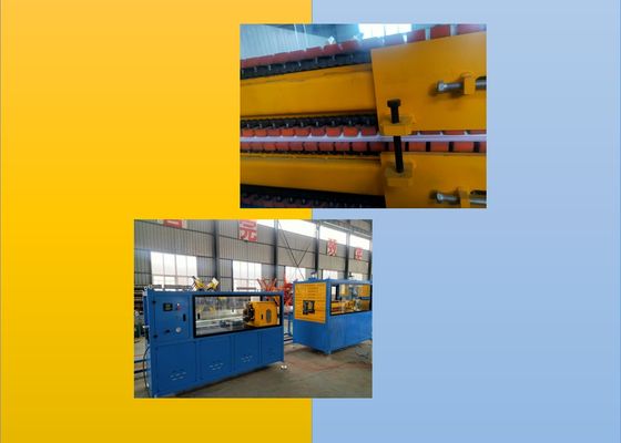 250kgh PLC βαθιά γραμμή εξώθησης σωλήνων βιδών ζαρωμένη HDPE