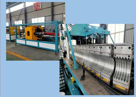 Ενιαία βιδών γραμμή εξώθησης σωλήνων PVC 800mm ζαρωμένη