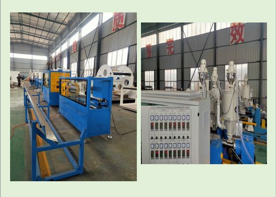 Το πλήρες PVC Intermeshing ζάρωσε την οπτική γραμμή εξώθησης αγωγών