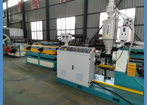 Διπλοτειχισμένη HDPE γραμμή εξώθησης σωλήνων PVC ζαρωμένη PLC