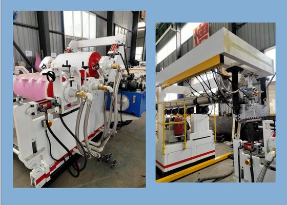 1000mm πλαστικός φύλλων εξώθησης εξωθητής φύλλων βιδών PP CP γραμμών 500kg/H ενιαίος