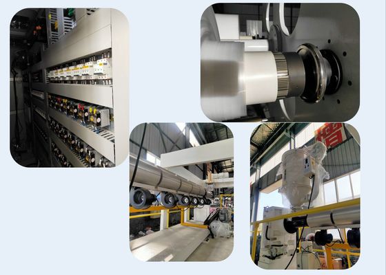 PP PET δύο πλαστικών φύλλων στρώματα γραμμών 350-450g/H εξώθησης