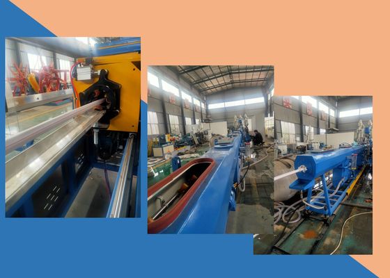 160kg/h PPR τρία HDPE σωλήνων στρώματα γραμμών ένα εξώθησης τροφή