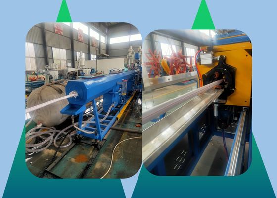 Τριπλή HDPE στρώματος σωλήνων εξώθησης γραμμών μηχανή εξώθησης σωλήνων πολυπροπυλενίου δίδυμη