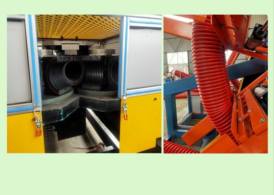 Ενιαία γραμμή 100kg/H εξώθησης σωλήνων τοίχων βαθιά ζαρωμένη βίδα