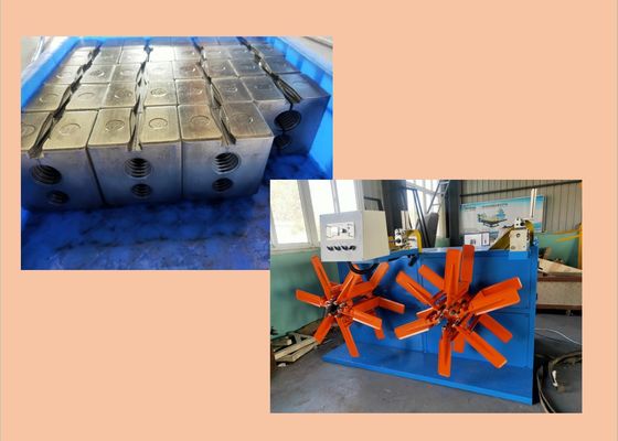 40r/Min ζαρωμένη PVC γραμμή 18.5kw εξώθησης σωλήνων