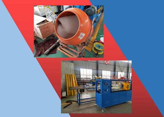 HDPE 5000mm Caliber PPR πλαστική γραμμή παραγωγής σωλήνων