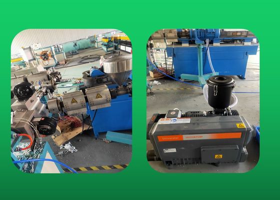 2-3.5m/Min διπλοτειχισμένη ζαρωμένη γραμμή παραγωγής σωλήνων PVC 250-300 Kg/H